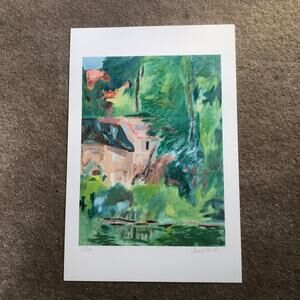 C. Clark Minton Signed Art 17/100 Limited Edition Portrait Giclee Print